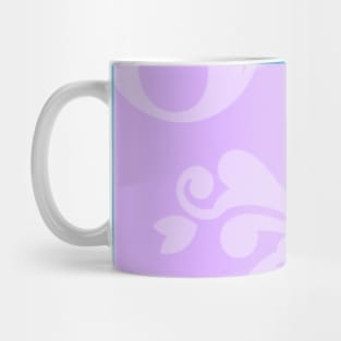 Light Purple Scrollwork Mug